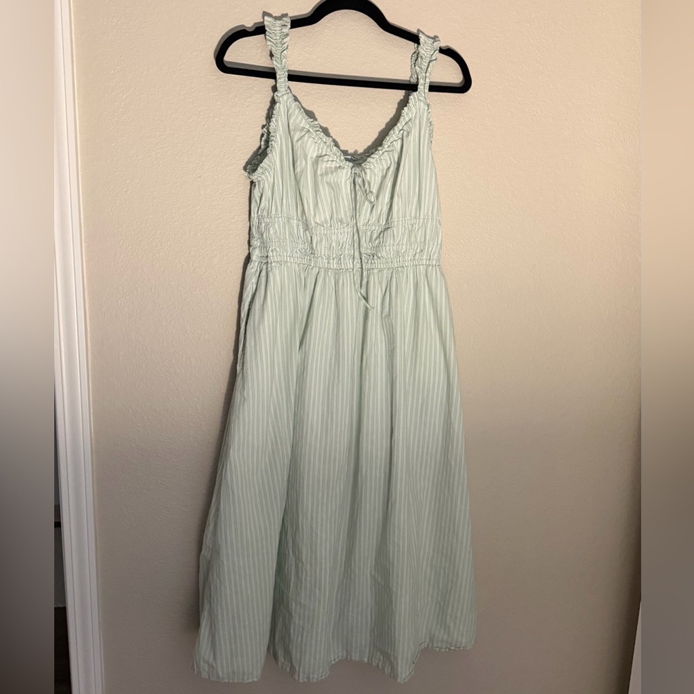 Old Navy Mint Green Striped Dress